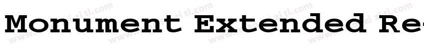Monument Extended Re字体转换